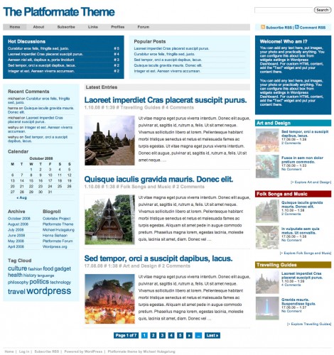 Platformate: Misty Blue