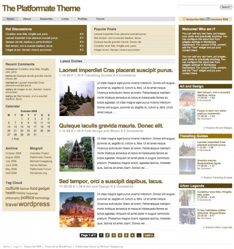 Platformate: Wooden Brown